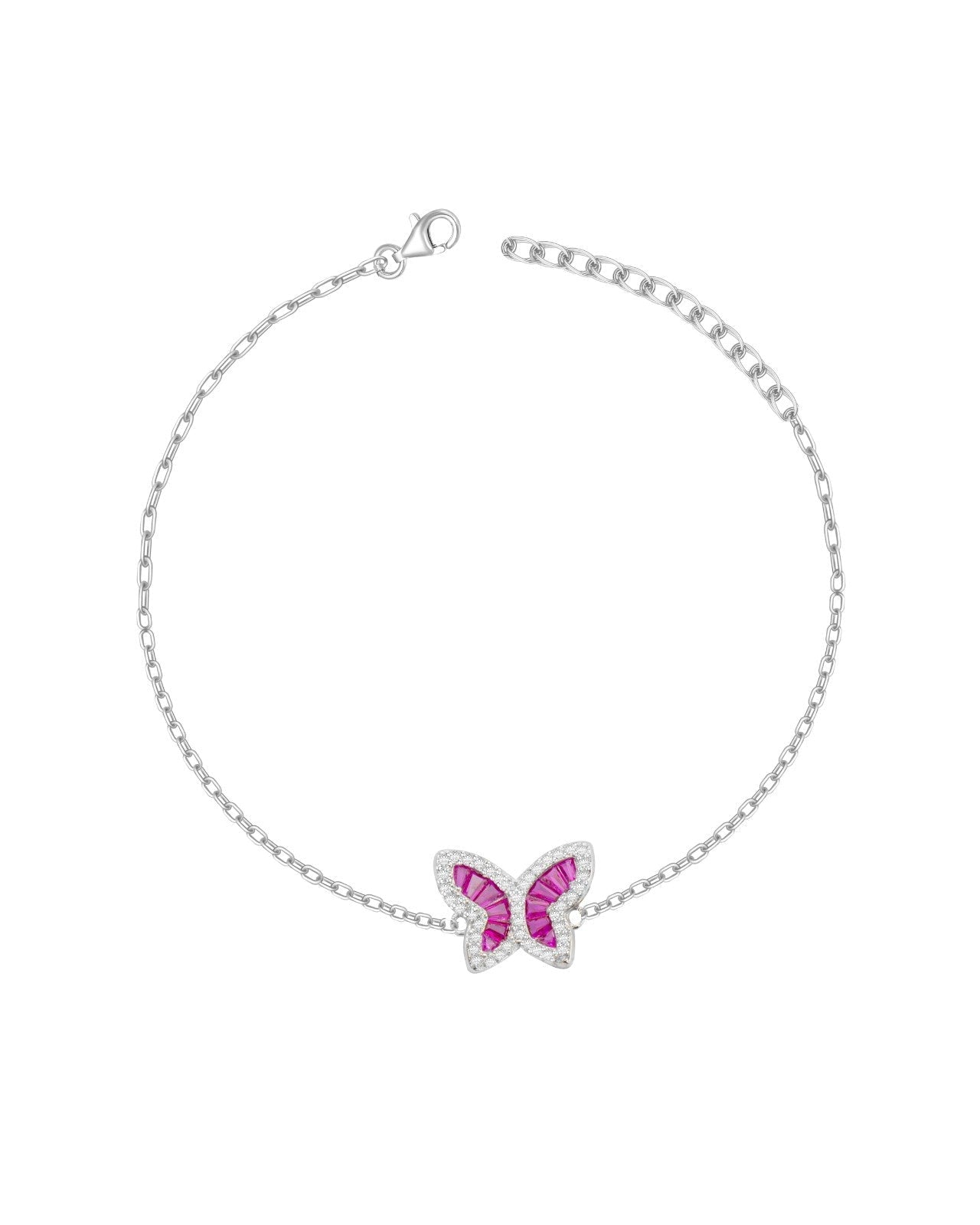 Ruby Butterfly Bracelet