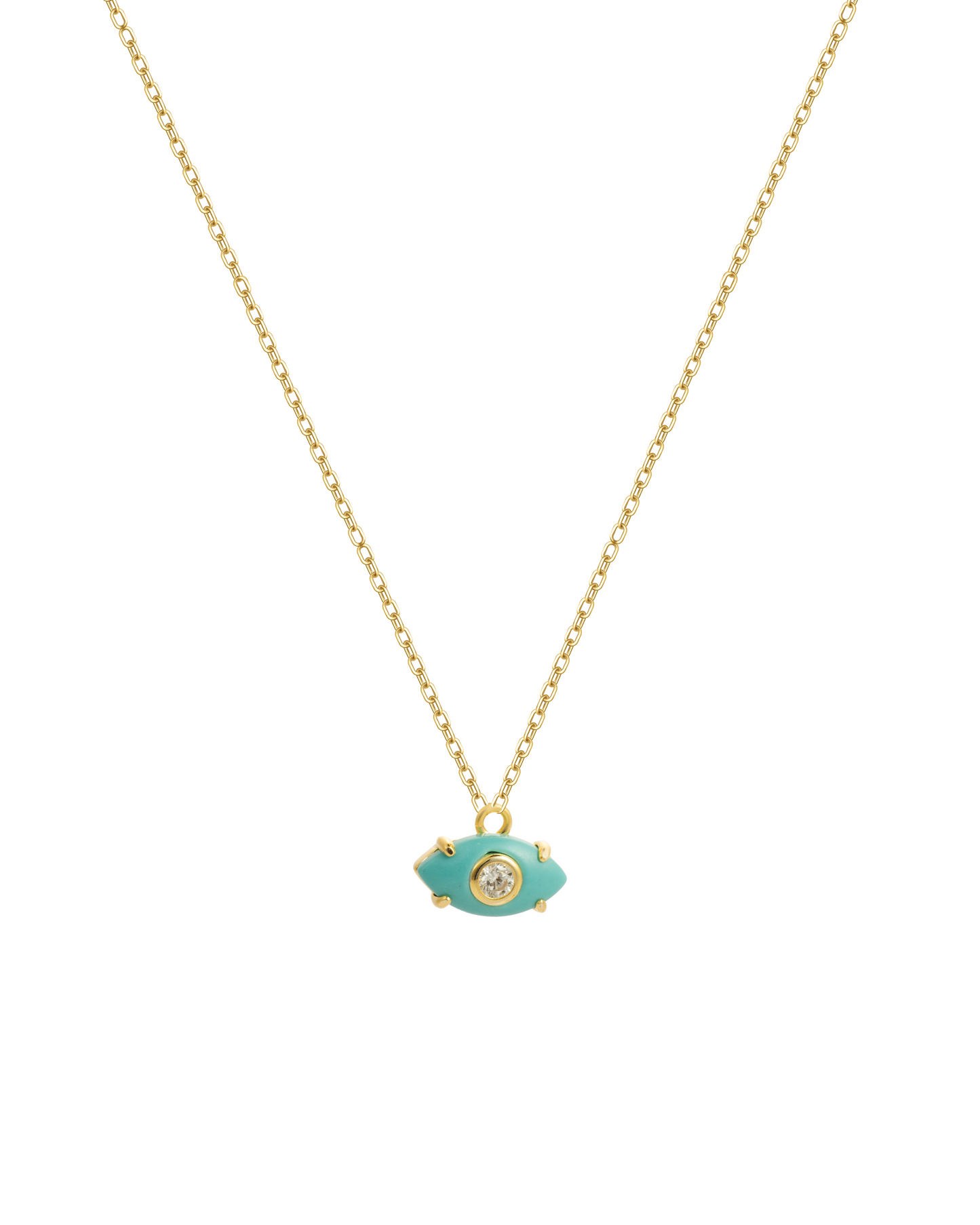 Turquoise Evil Eye Necklace