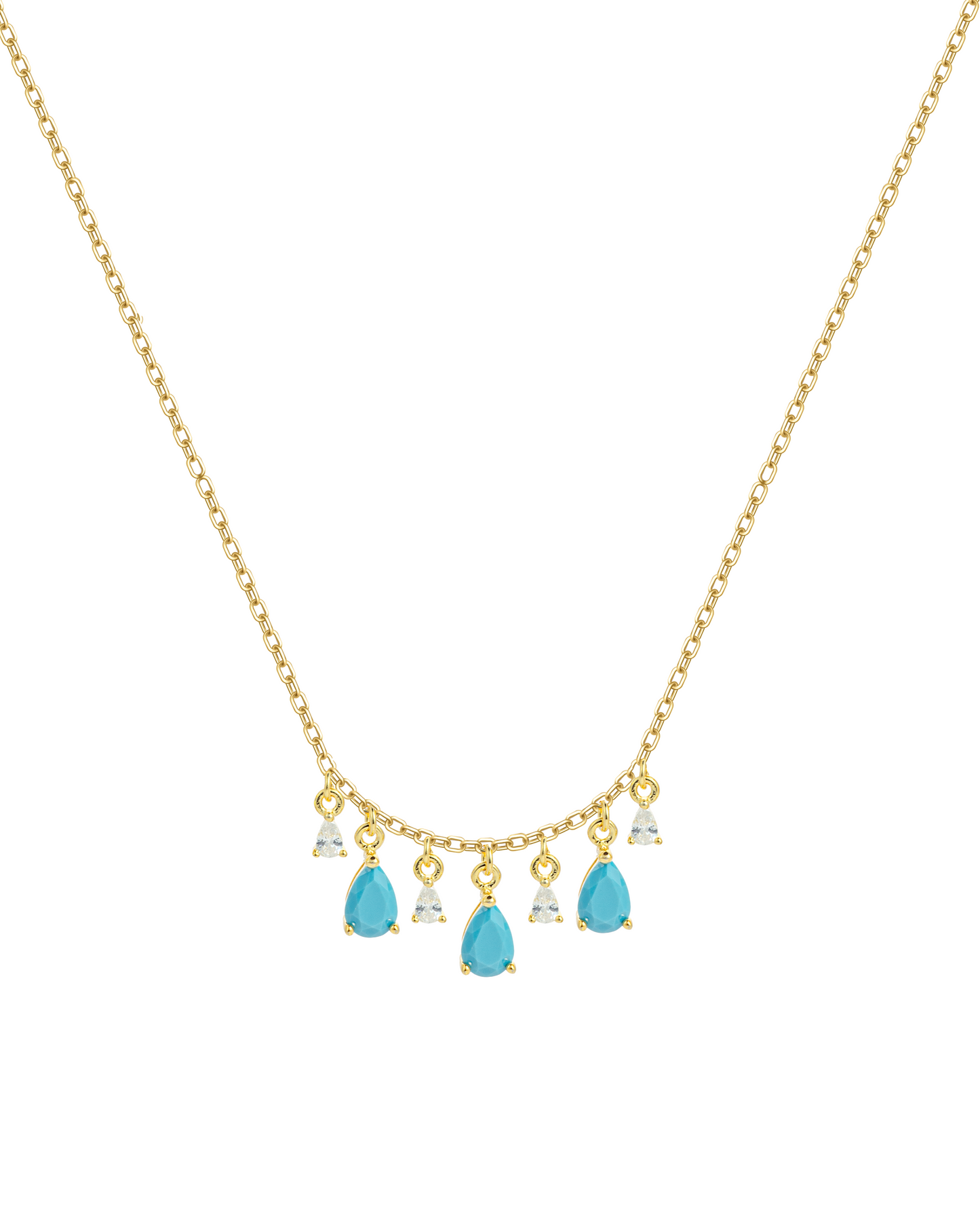 Vermeil Drop Opal Necklace