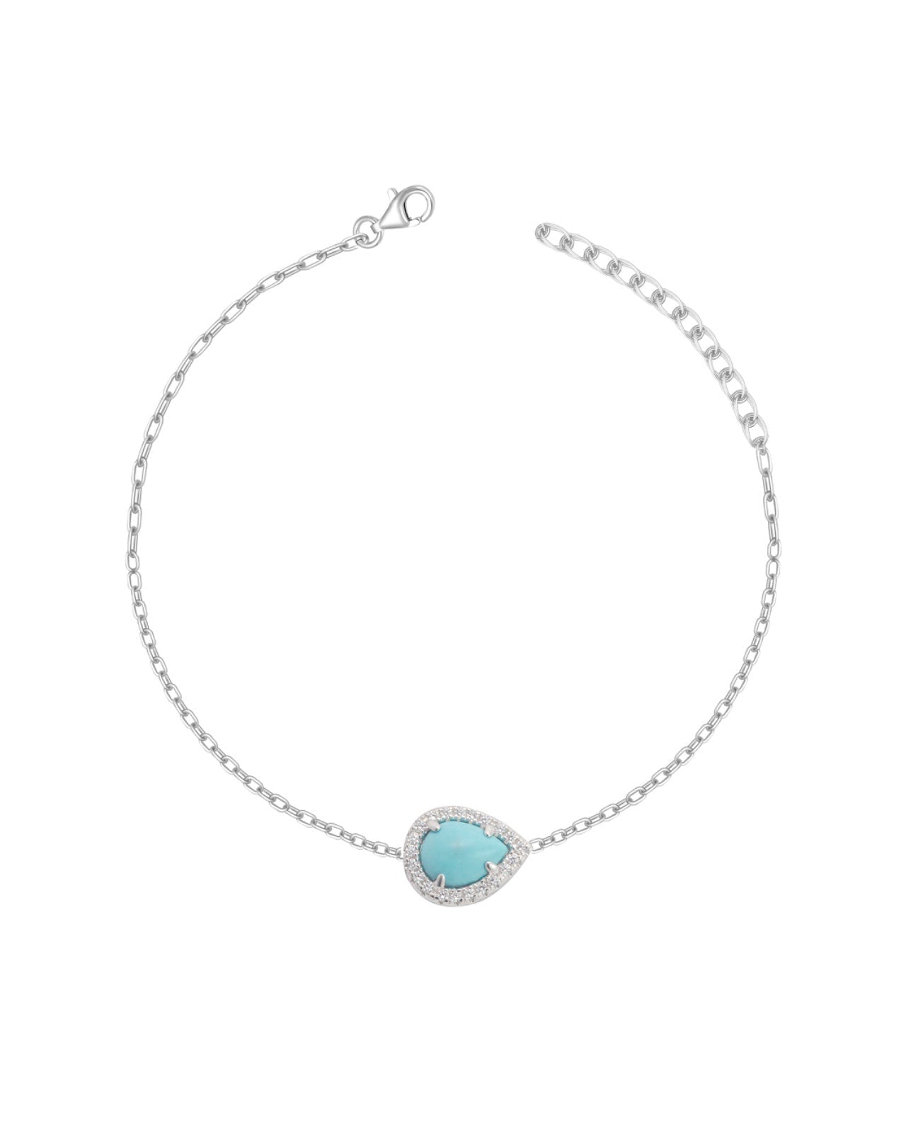 Pear Turquoise Bracelet