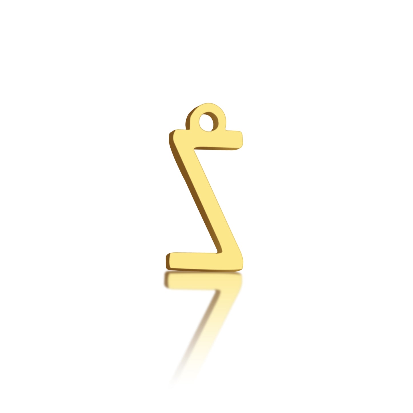 English Letter Charm