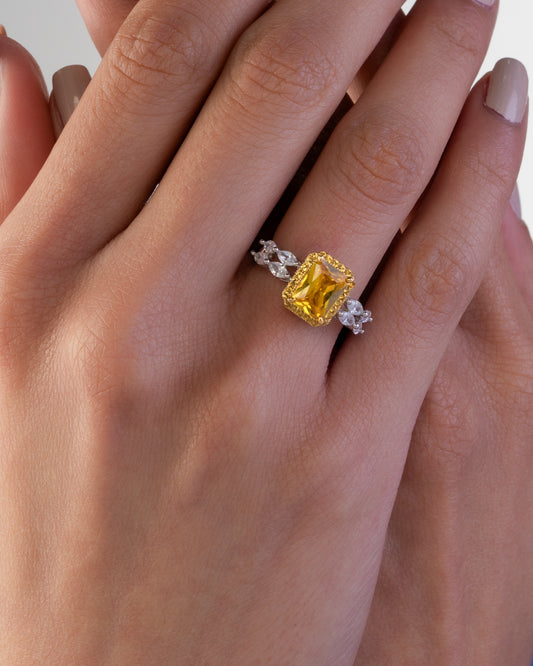 Yellow Sapphire Ring