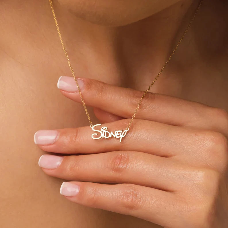 Gorgeous Princess Custom Name Necklace