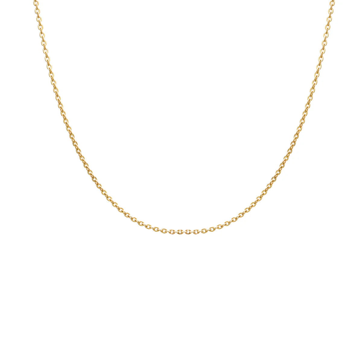 Luxe Classic gold necklace in 18K gold-plated stainless steel — AM Luxury Jewelry
