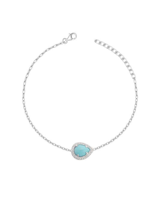 Pear Turquoise Bracelet