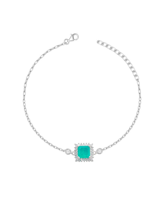 Emerald Square Bracelet