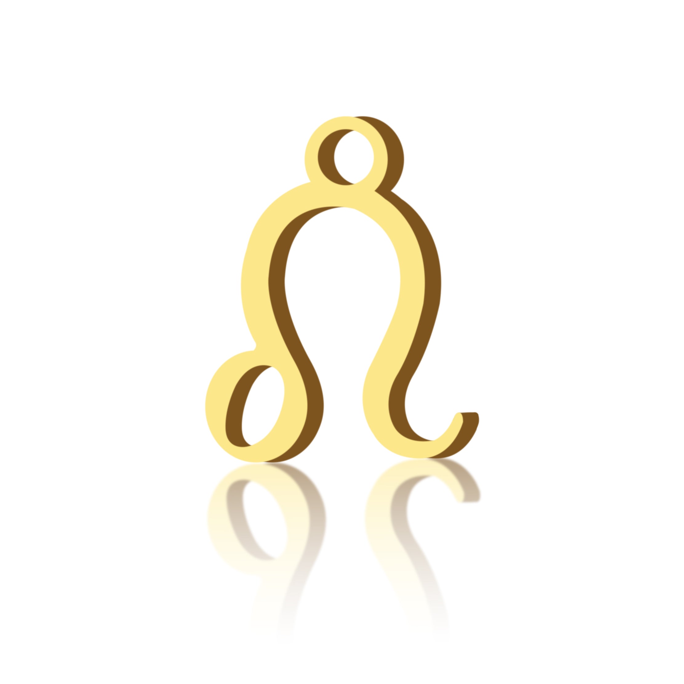 Zodiac Sign Charm Gold
