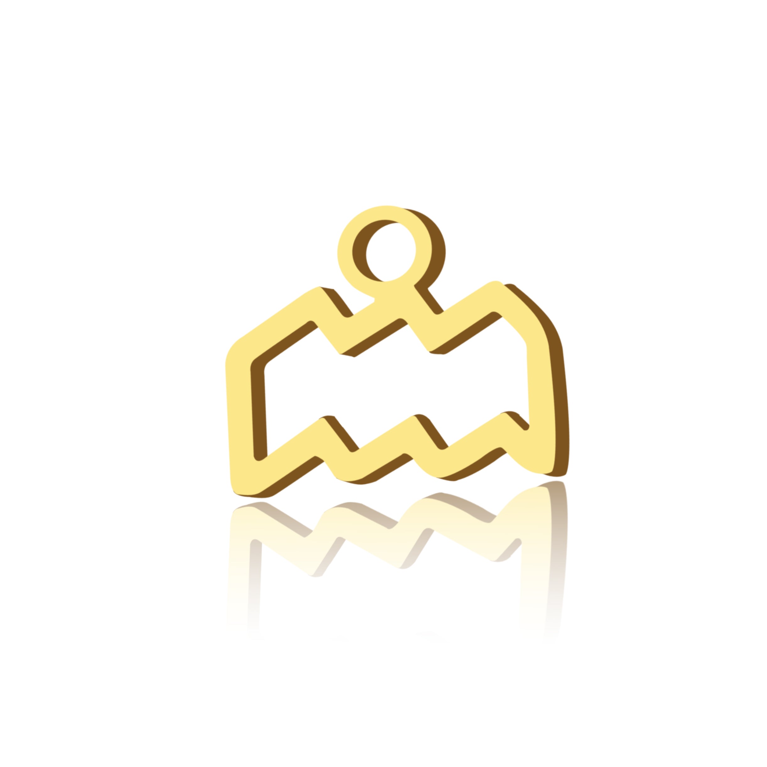 Zodiac Sign Charm Gold