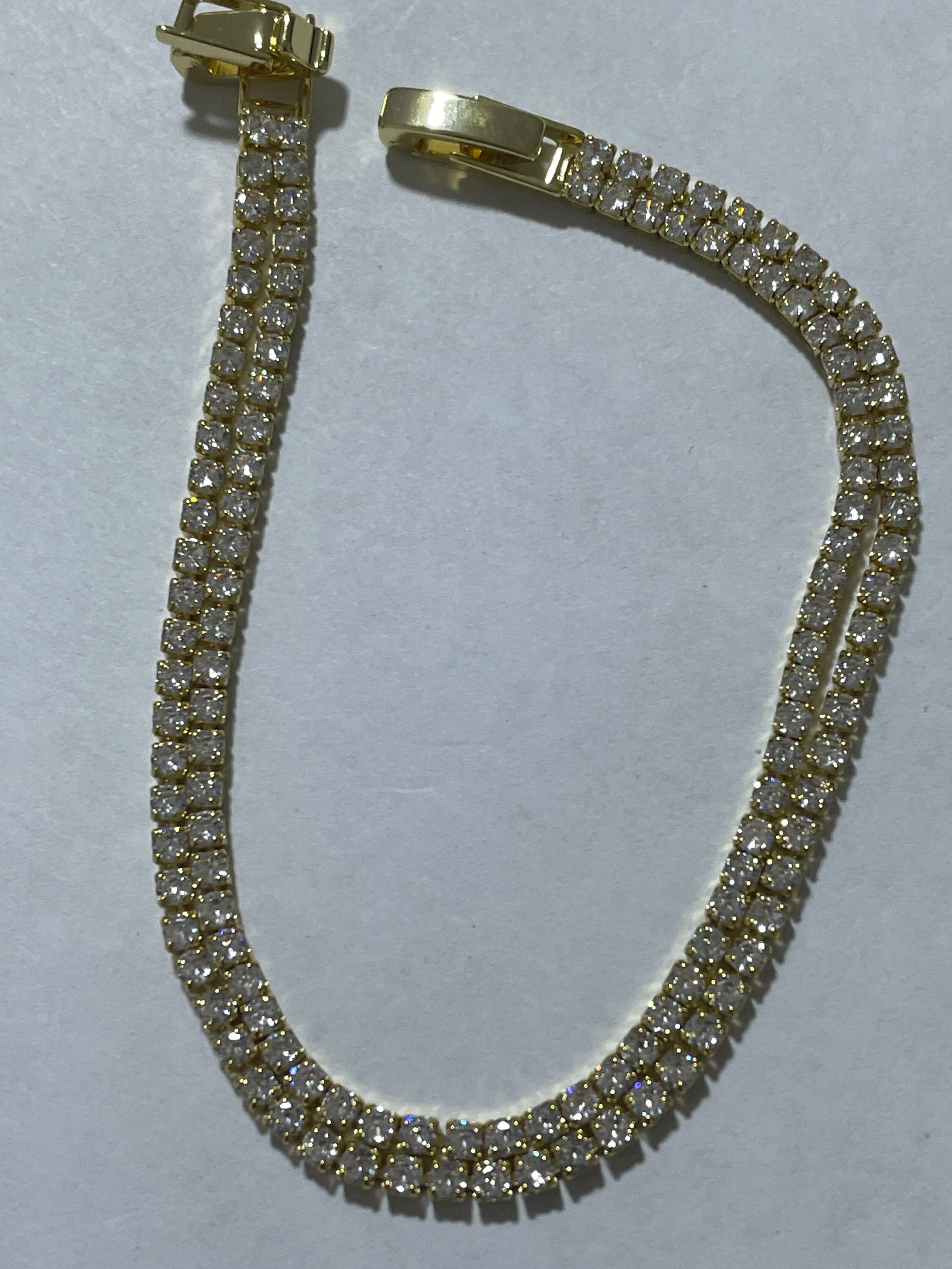 Tennis Bracelet double gold
