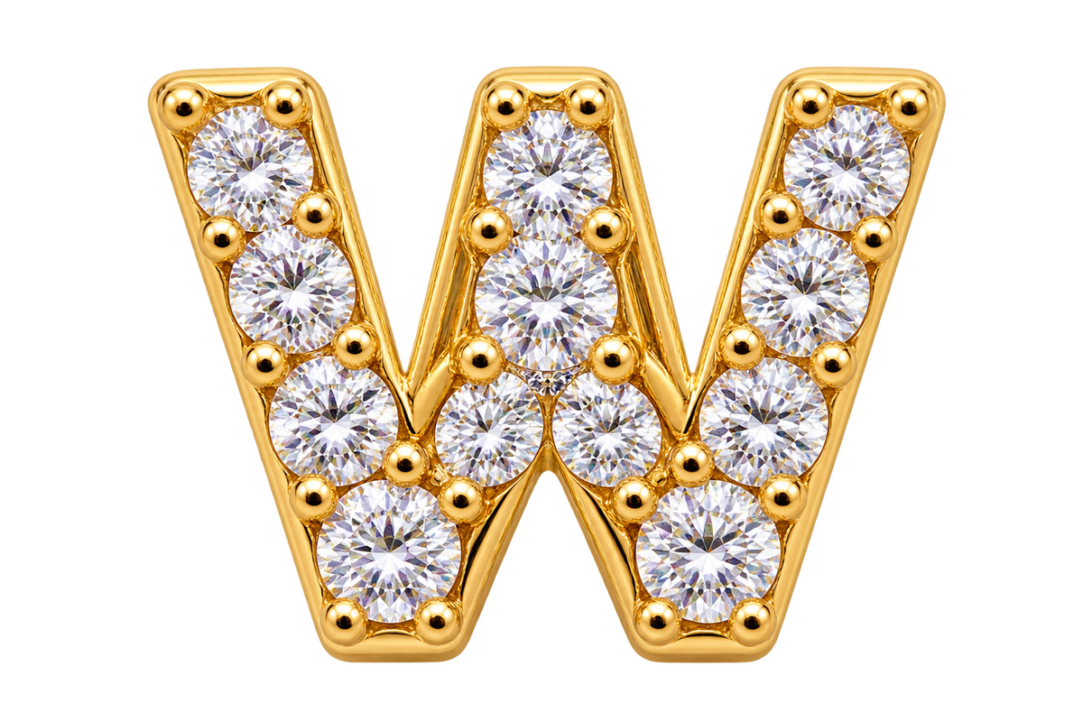 W Locket Charm