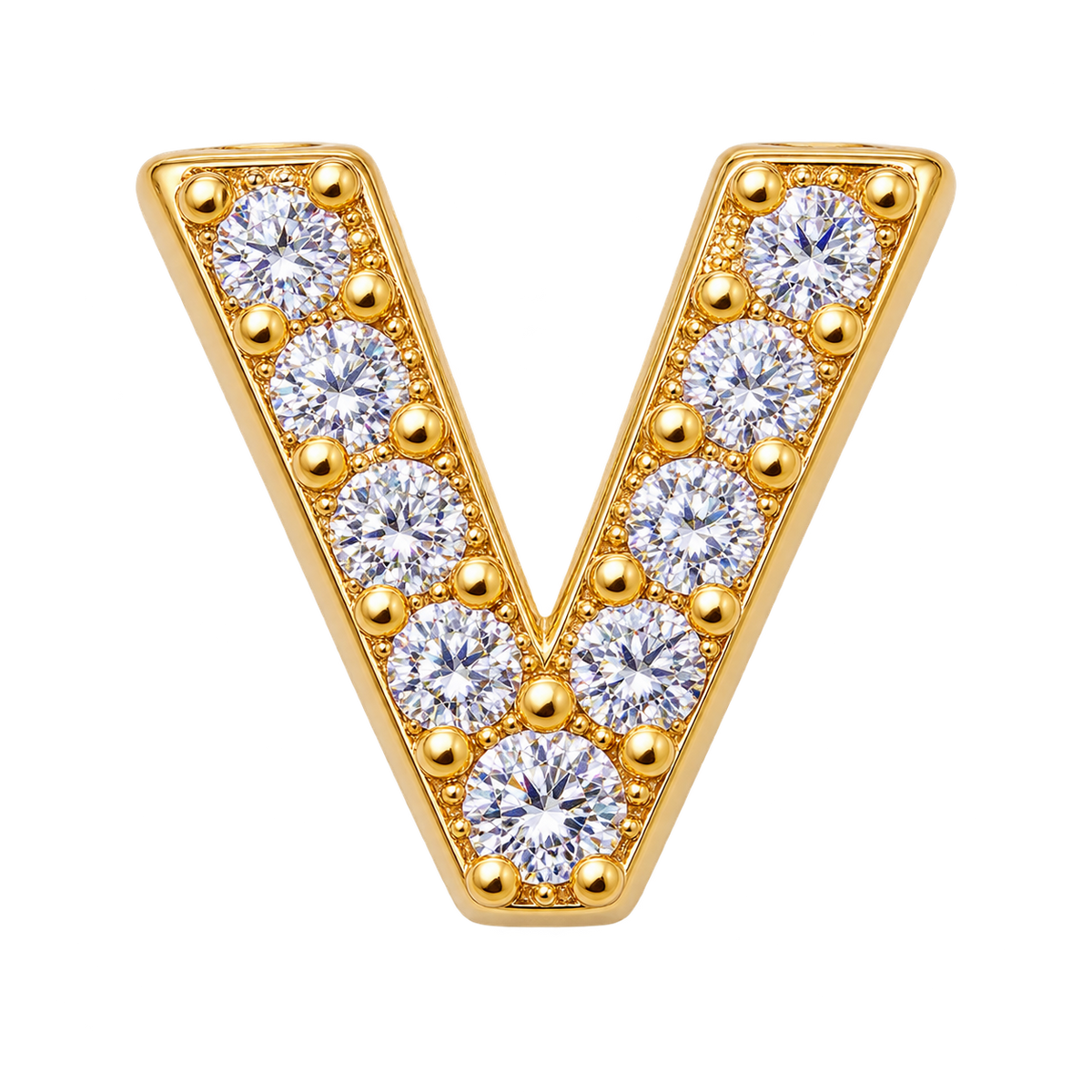 V Locket Charm