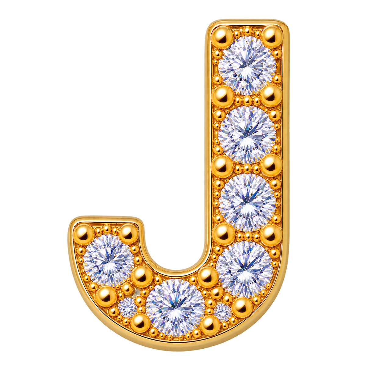 J Locket Charm