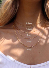 Paperclip Chain Necklace