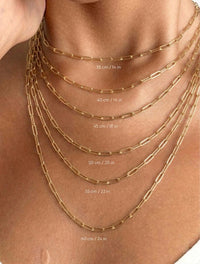 Paperclip Chain Necklace