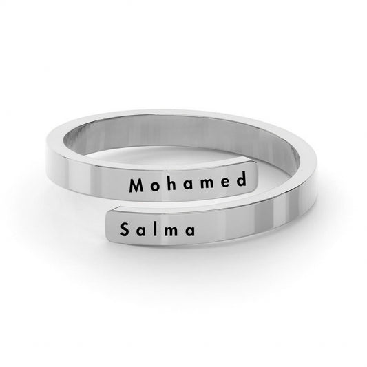 Eterna Wrap Silver Ring