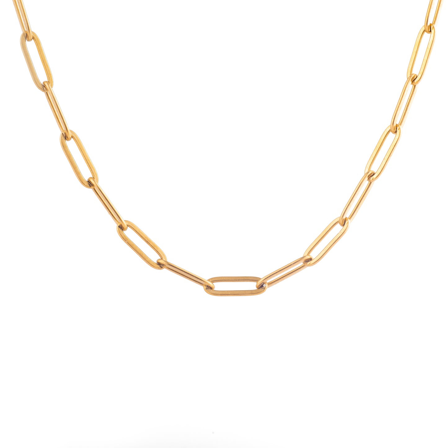 Paperclip Gold Chain