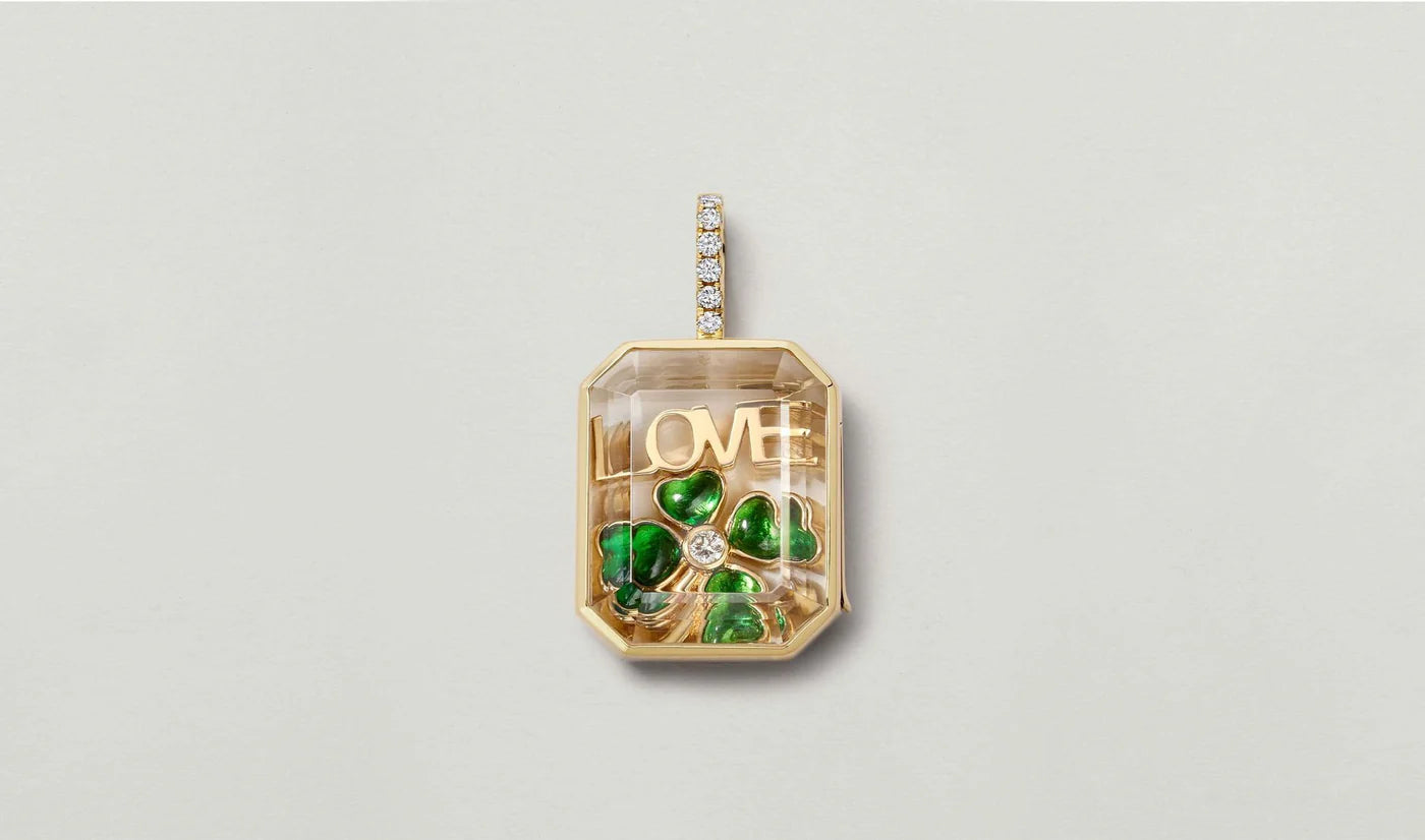 AM Rectangle Locket