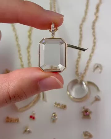 AM Rectangle Locket